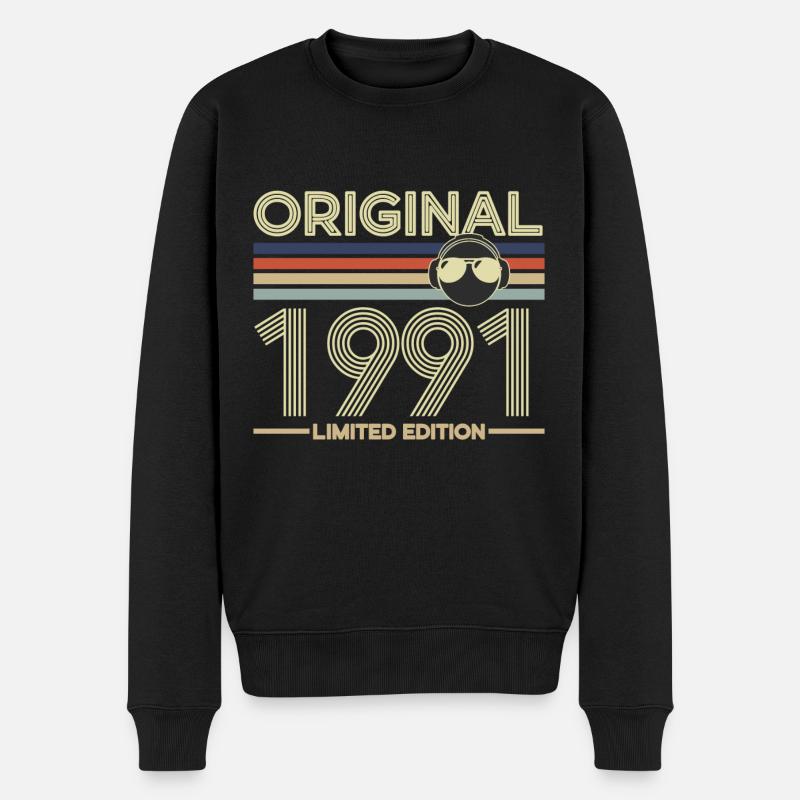 1991 - Pull Premium bio Homme - noir