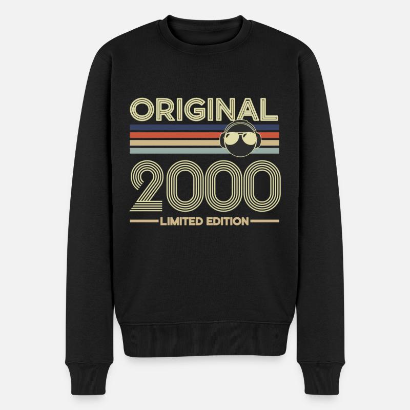 2000 - Pull Premium bio Homme - noir