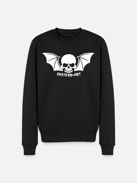 Skatebo-Art Wings Logo - Männer Premium Bio Pullover - Schwarz