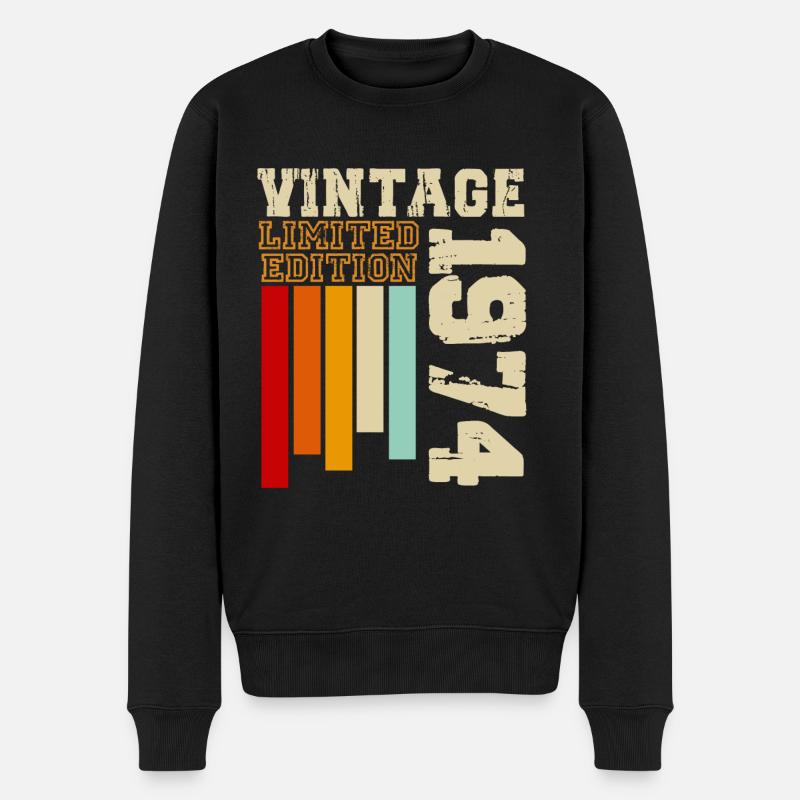 1974 - Pull Premium bio Homme - noir