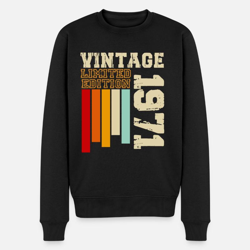 1971 - Pull Premium bio Homme - noir