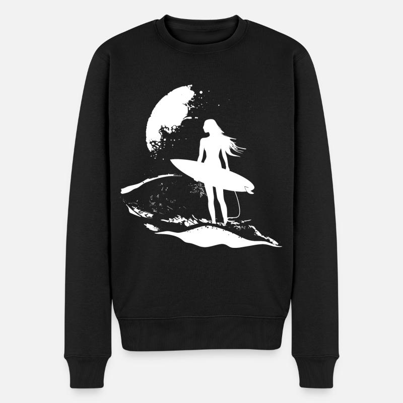 Surfeur - Pull Premium bio Homme - noir