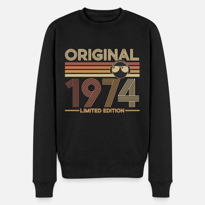 1974 - Pull Premium bio Homme - noir