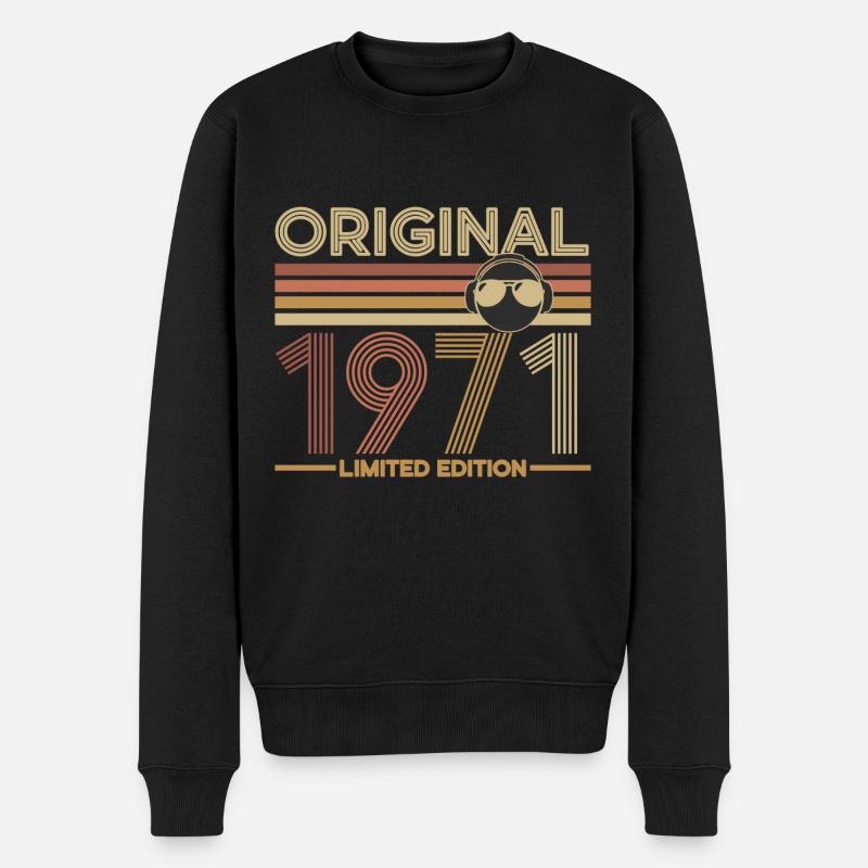 1971 - Pull Premium bio Homme - noir