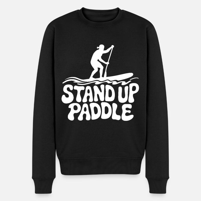 SUP Stand Up Paddle - Pull Premium bio Homme - noir