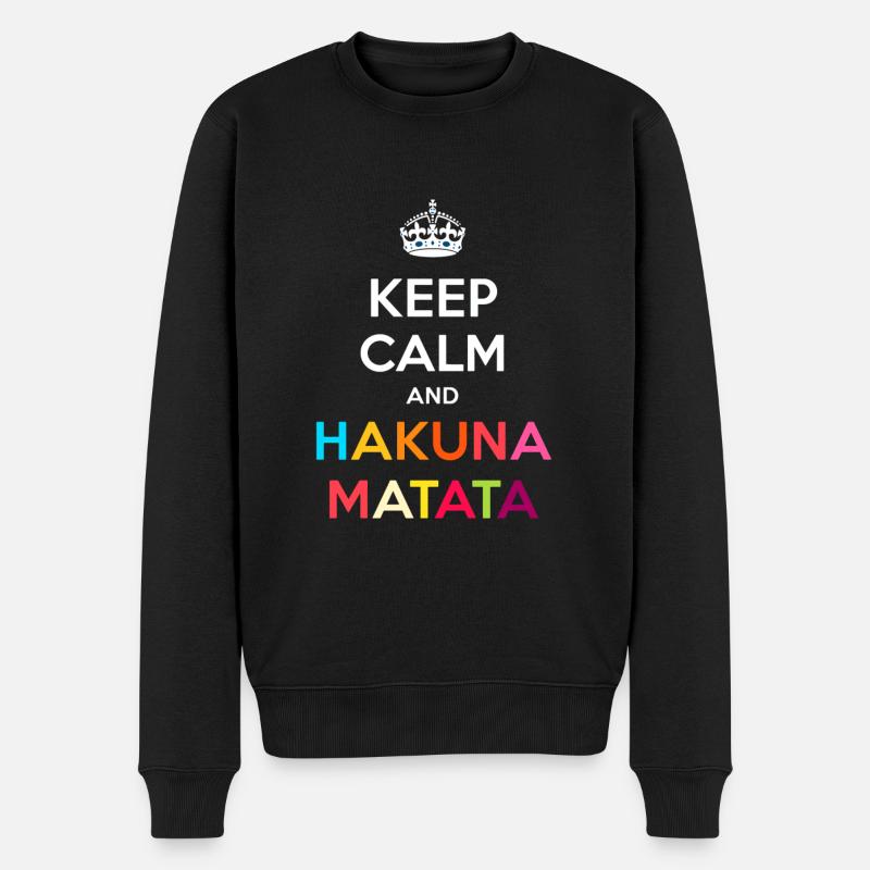 Sprüche Spruch - Männer Premium Bio Pullover - Schwarz