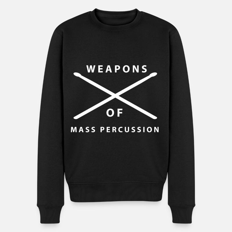 Drummer Drummer Drummer Gift - Men's Premium Organic Jumper - black