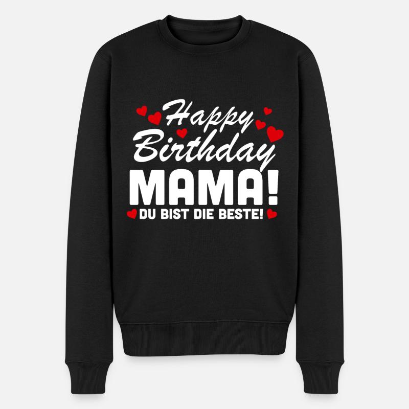 Cadeau maman heureuse - Pull Premium bio Homme - noir