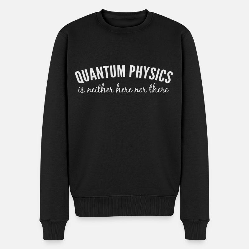 Physique quantique. - Pull Premium bio Homme - noir