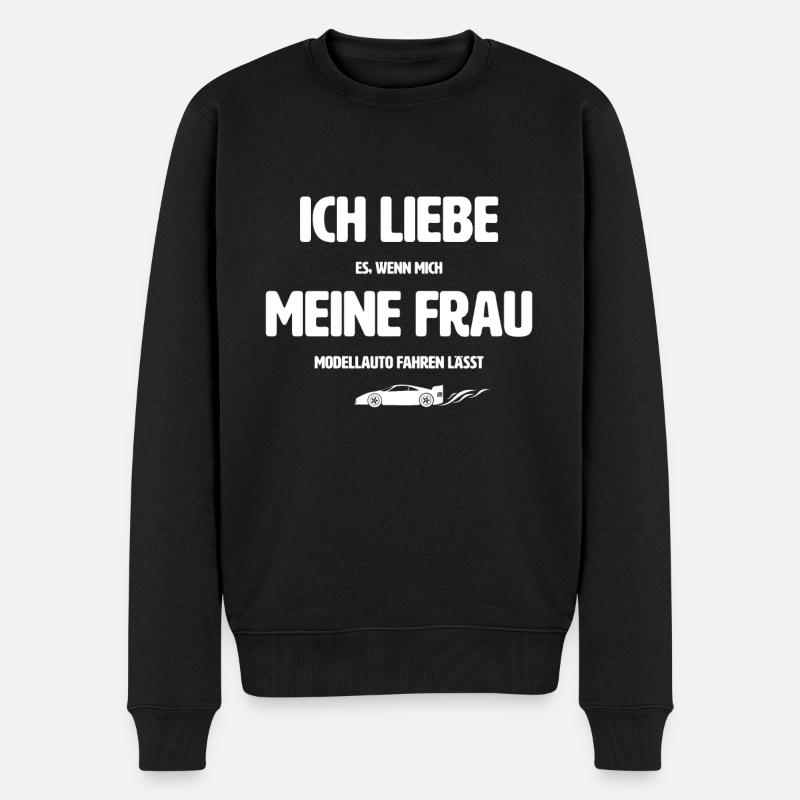 RC Modellauto Modellbau Geschenk - Männer Premium Bio Pullover - Schwarz