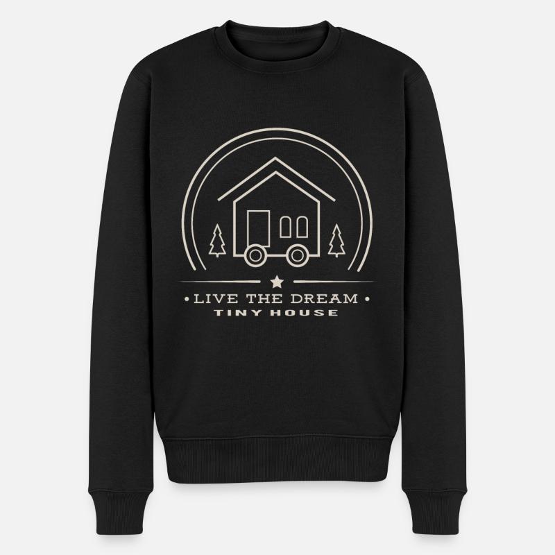 Petite maison - Pull Premium bio Homme - noir