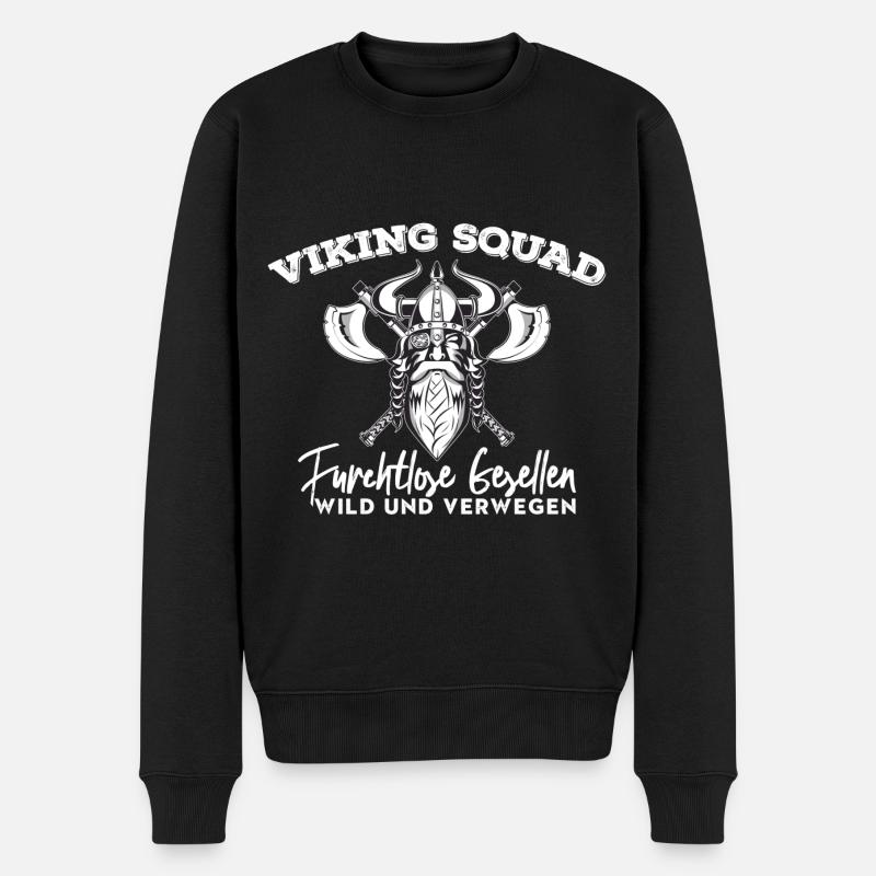 Viking - Intrépide - Sauvage - Pull Premium bio Homme - noir