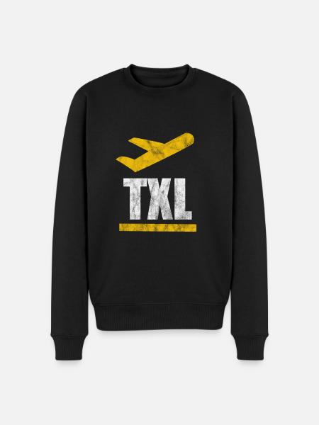 tegel txl flughafen - Männer Premium Bio Pullover - Schwarz