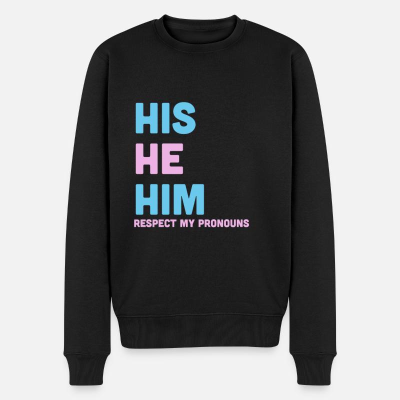 Gay Pride Transgender LGBTQ - Pull Premium bio Homme - noir