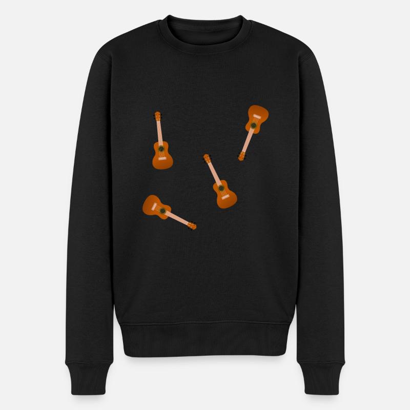Ukulele - Pull Premium bio Homme - noir