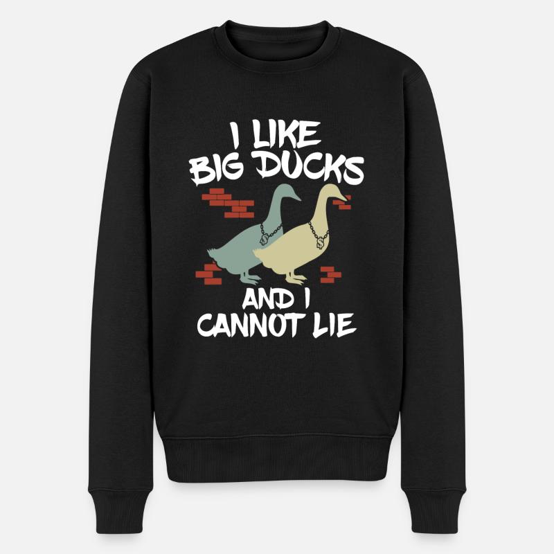 Laufenten Flüsterer - Enten Züchter Geschenk - Männer Premium Bio Pullover - Schwarz