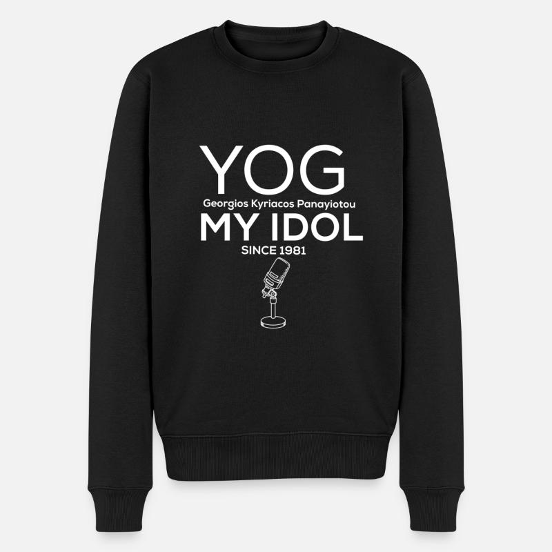 Yog Wham Georgios Geschenkidee Geburtstag - Männer Premium Bio Pullover - Schwarz
