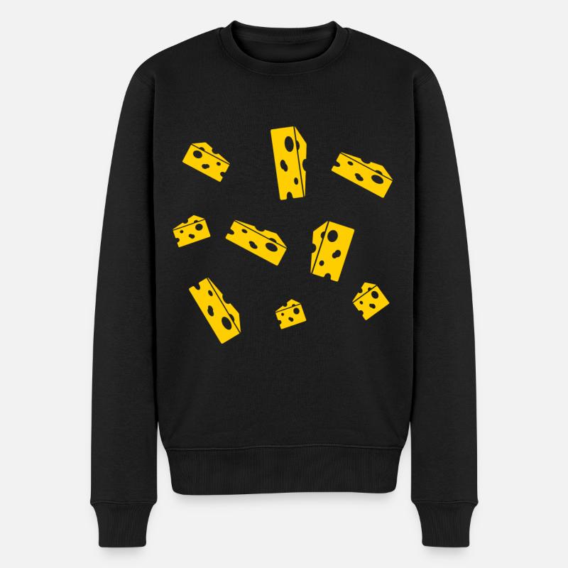 FROMAGE - Pull Premium bio Homme - noir