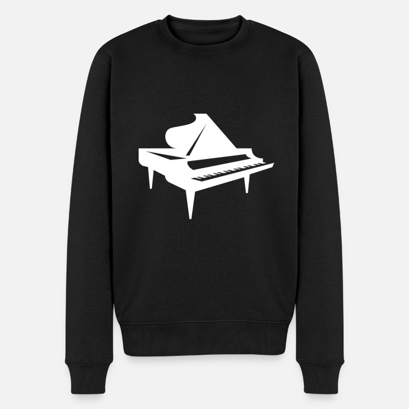 Piano Piano Ailes - Pull Premium bio Homme - noir