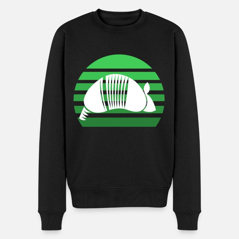 Tatoué coucher du soleil - Pull Premium bio Homme - noir