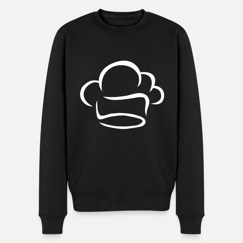 Kochmütze Koch Bäcker Hobbykoch Kochen Geschenk - Männer Premium Bio Pullover - Schwarz