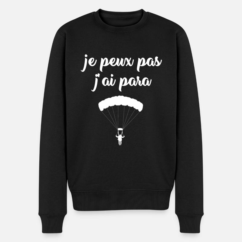 JE PEUX PAS J'AI PARA - Pull Premium bio Homme - noir