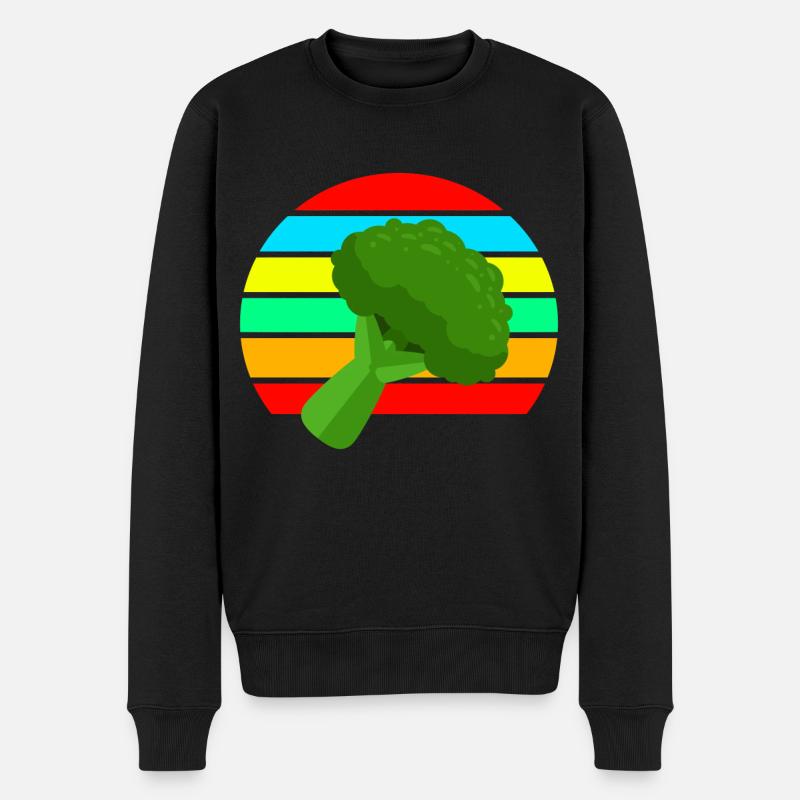 Brocoli - Pull Premium bio Homme - noir