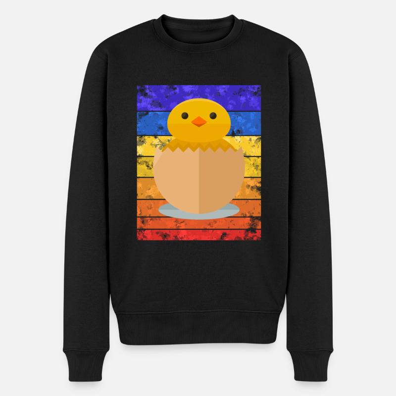 Küken Sunset - Pull Premium bio Homme - noir