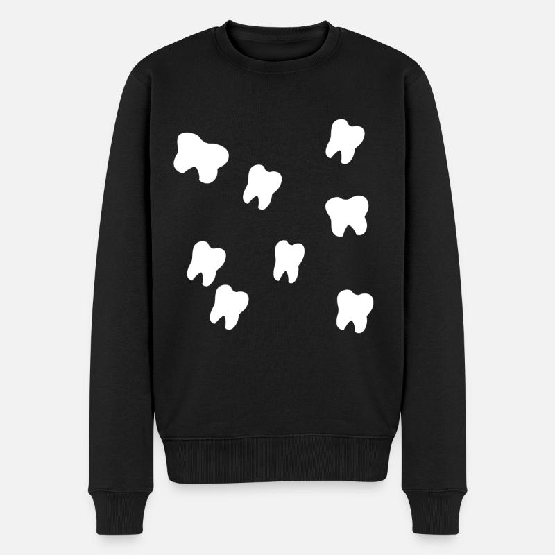 les dents - Pull Premium bio Homme - noir