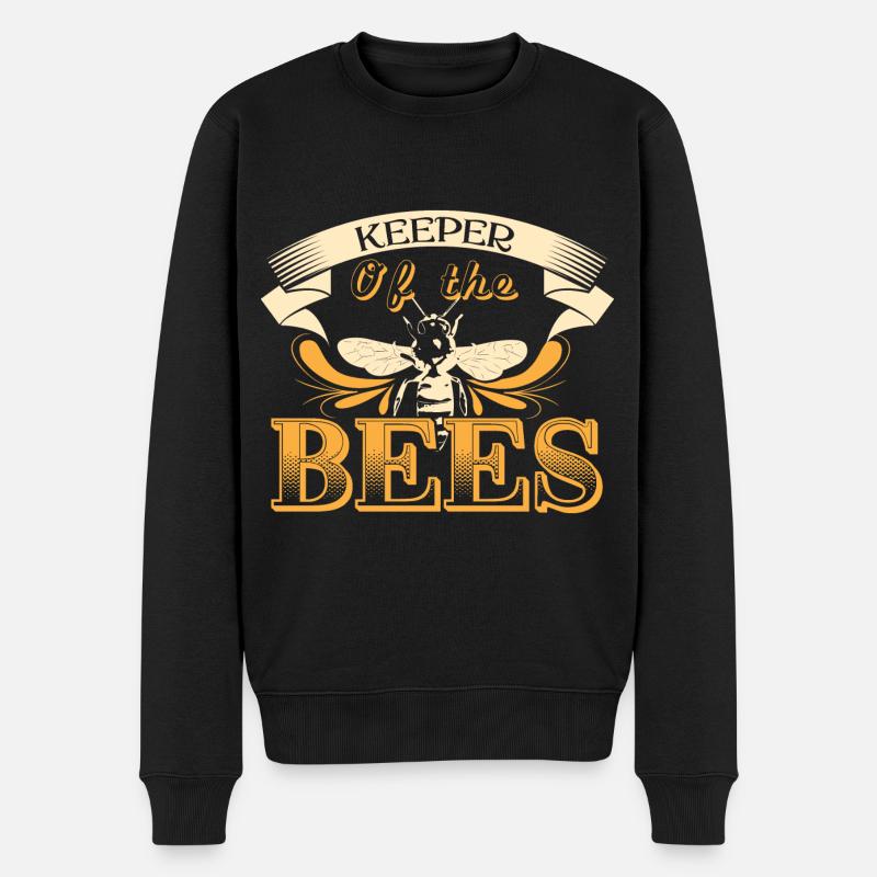 Abeilles Apiculture Idée cadeau - Pull Premium bio Homme - noir