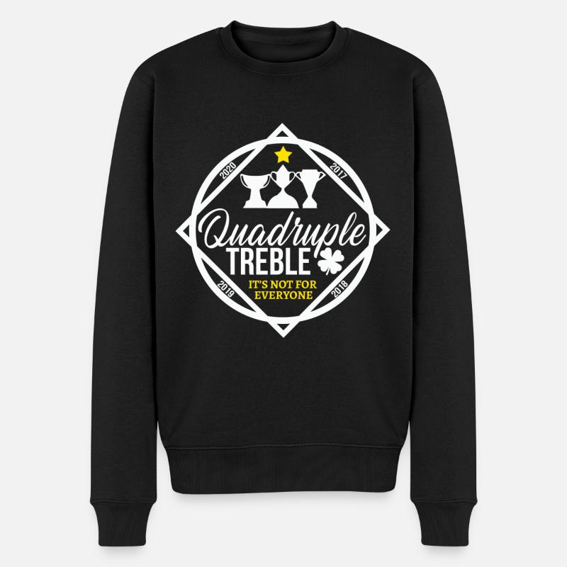 Le quadruple triplé - Ce n’est pas pour tout le monde - Pull Premium bio Homme - noir