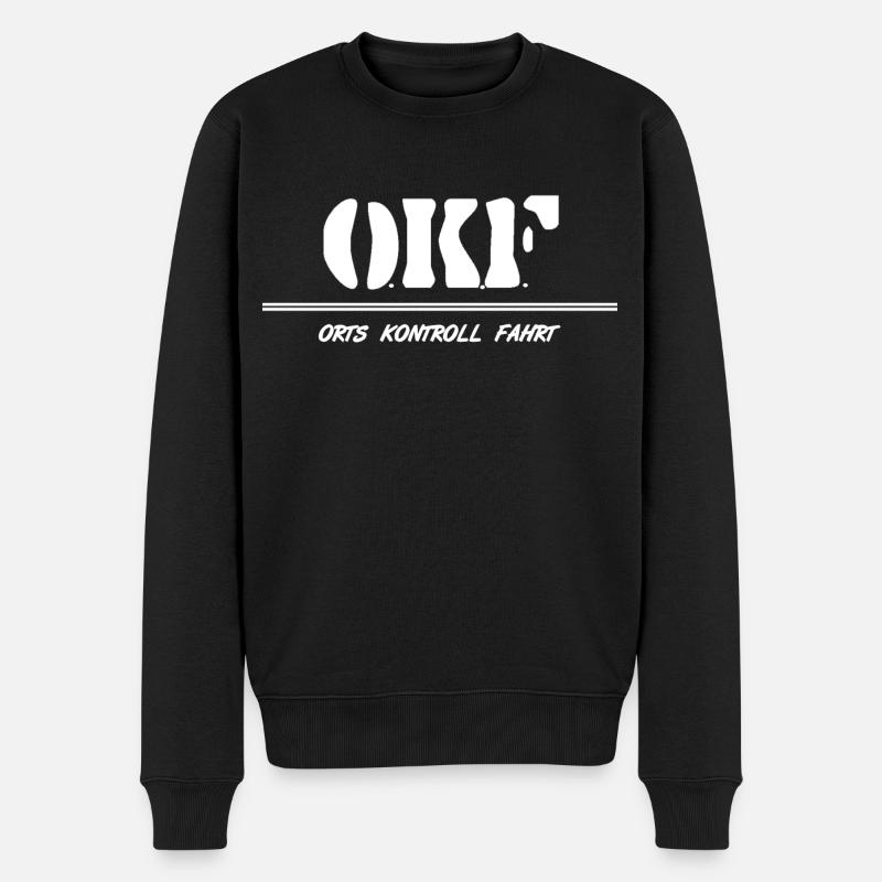 OKF, Orts Kontroll Fahrt, Auto Tuning, Spruch FUN - Männer Premium Bio Pullover - Schwarz