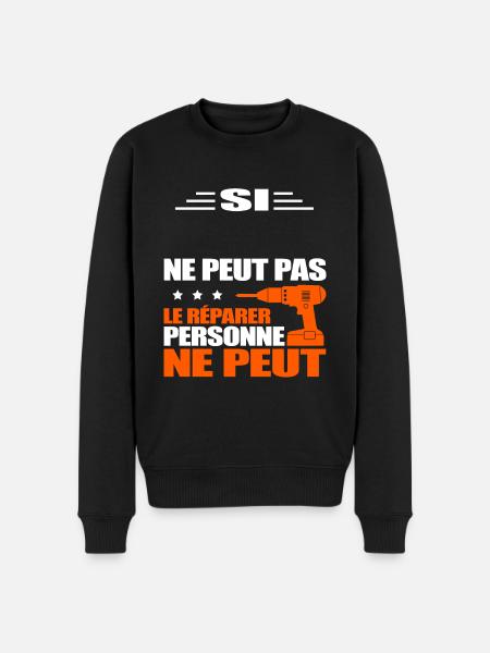 BRICOLEUR À PERSONNALISER - Pull Premium bio Homme - noir