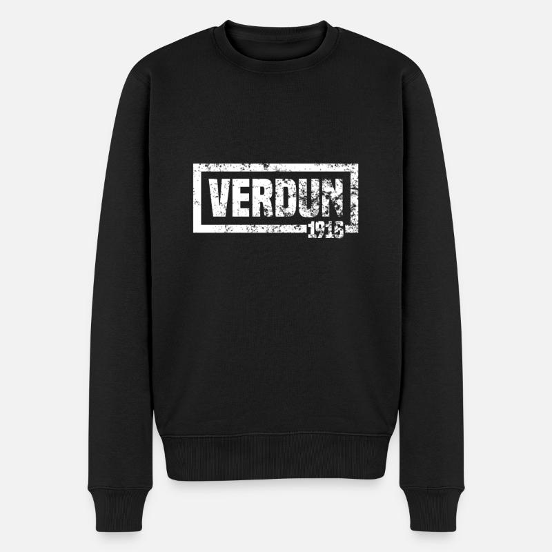 Verdun 1916 - Pull Premium bio Homme - noir