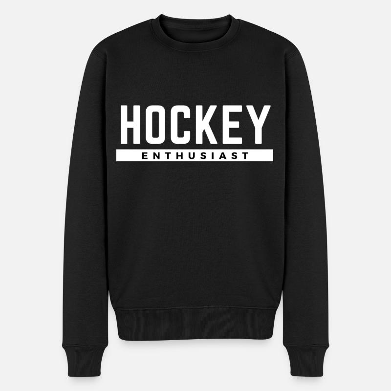 Passionné de hockey. - Pull Premium bio Homme - noir