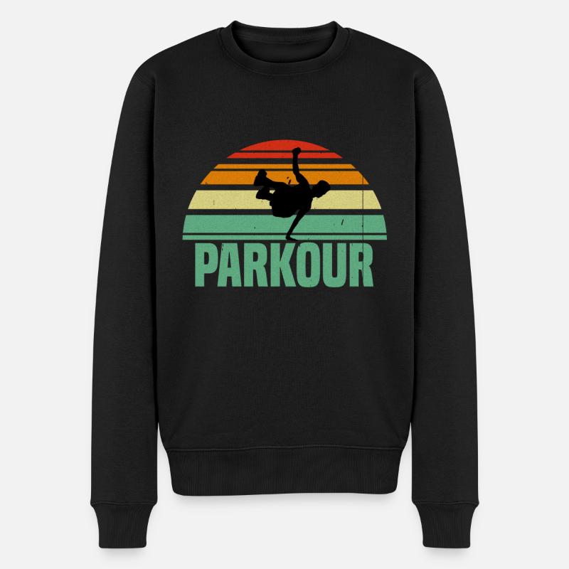 parkour - Pull Premium bio Homme - noir