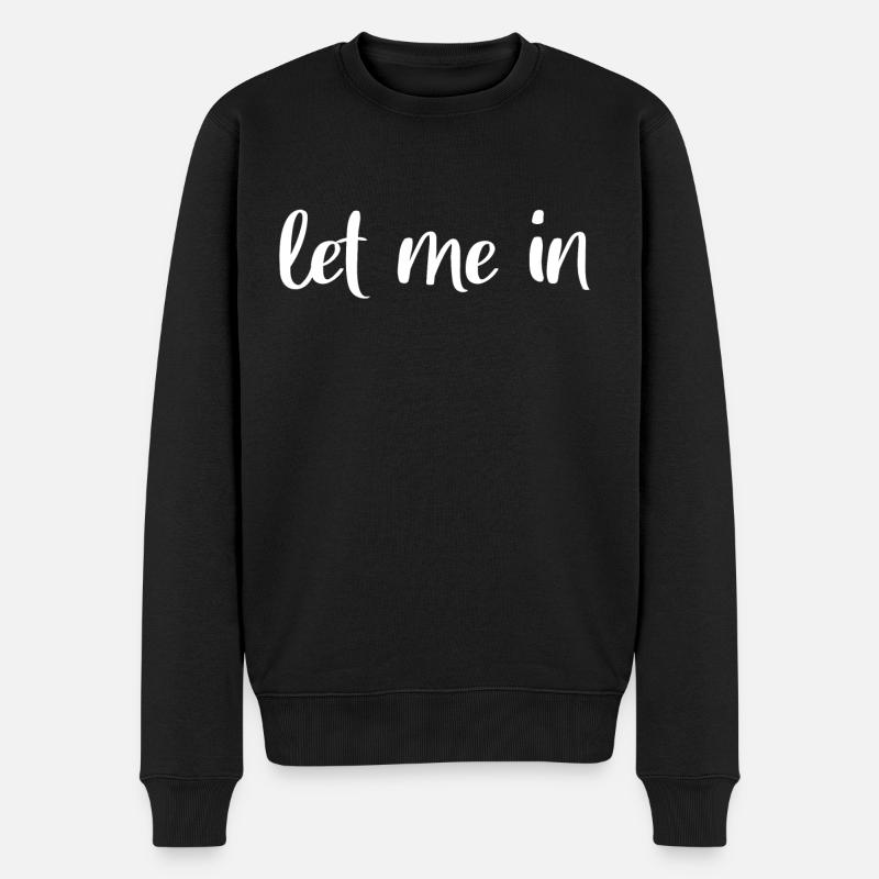 Let me en - Pull Premium bio Homme - noir