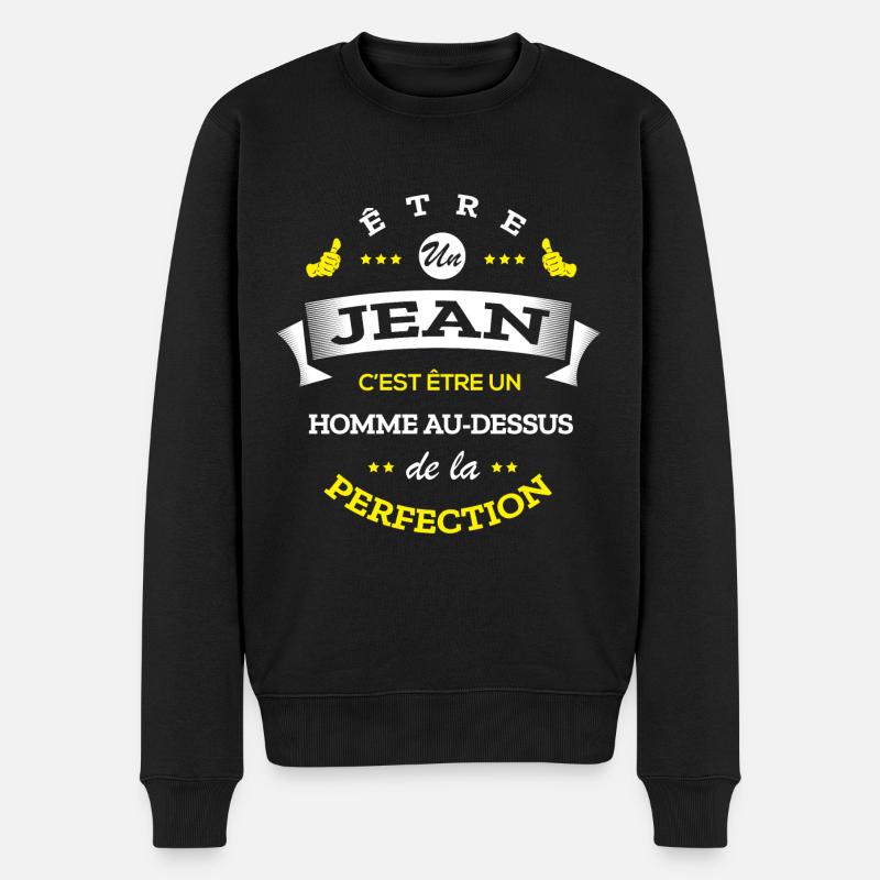 JEAN PARFAIT - NOM JEAN - Pull Premium bio Homme - noir