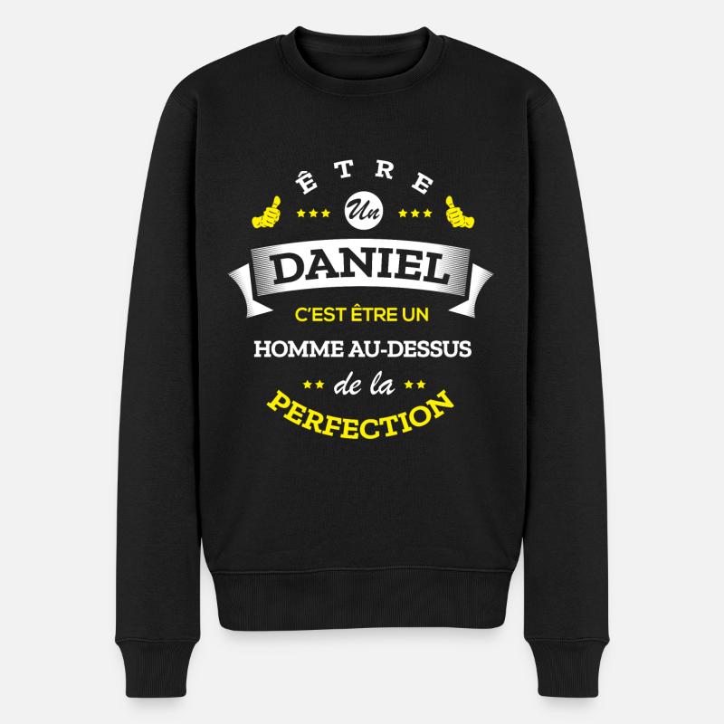 DANIEL PARFAIT - NOM DANIEL - Pull Premium bio Homme - noir