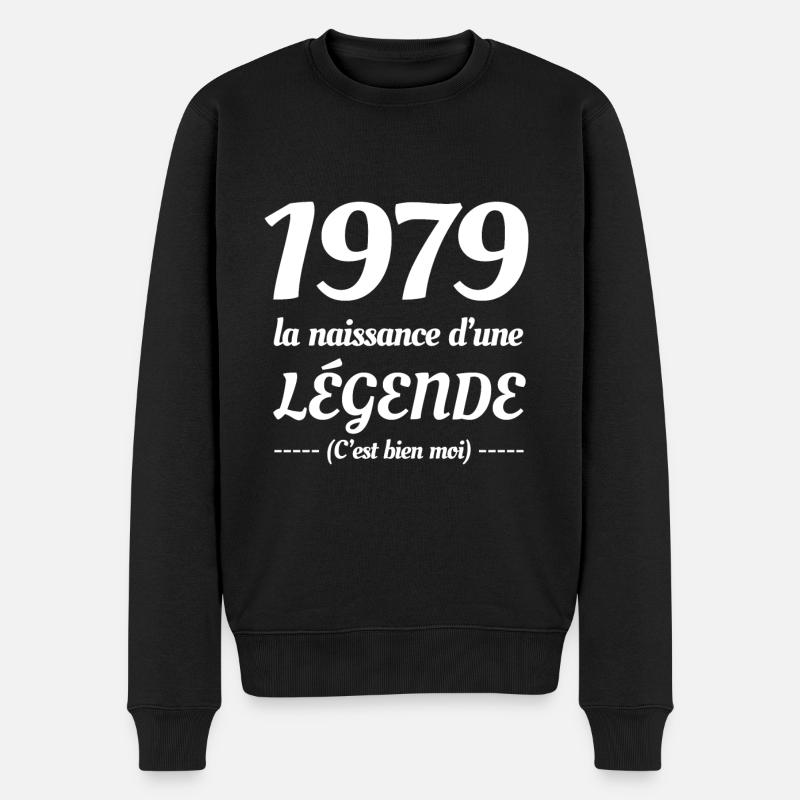 1979 NAISSANCE D’UNE LÉGENDE - Pull Premium bio Homme - noir