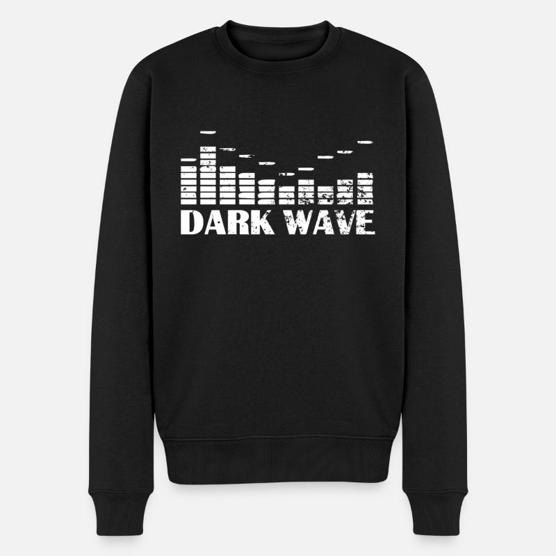 vague sombre - Pull Premium bio Homme - noir