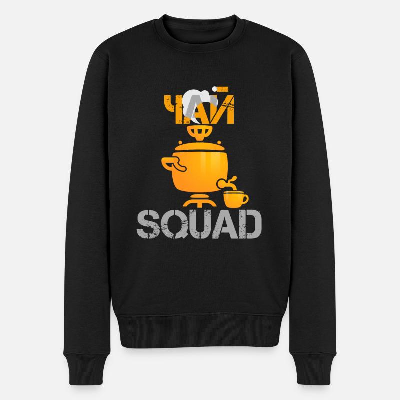 TEE SQUAD Cadeau russe - Pull Premium bio Homme - noir