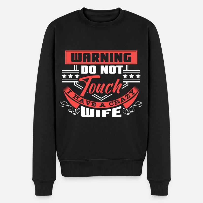 Ehe Liebe Geschenk - Männer Premium Bio Pullover - Schwarz