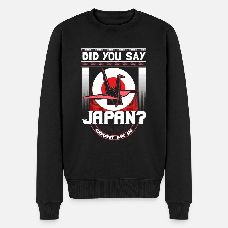 Japon Tokyo Cadeau - Pull Premium bio Homme - noir