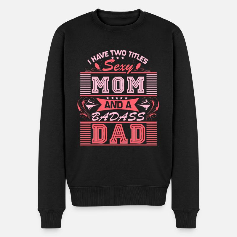 Mère célibataire Maman Respect - Pull Premium bio Homme - noir