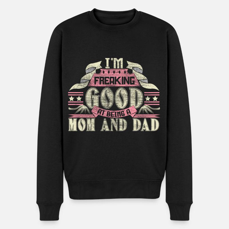 Maman célibataire Maman Respect - Pull Premium bio Homme - noir