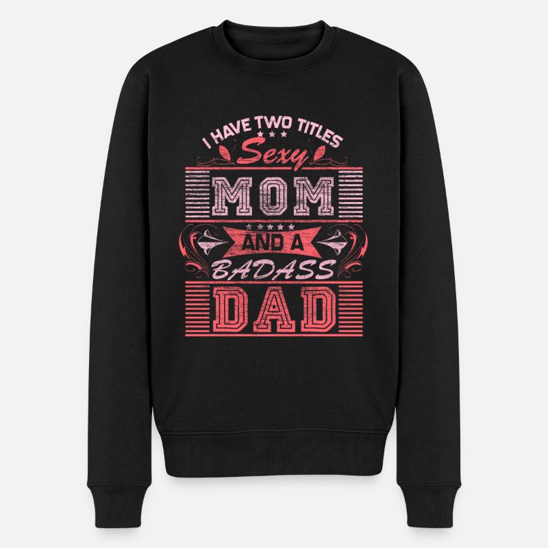 Maman célibataire - Pull Premium bio Homme - noir
