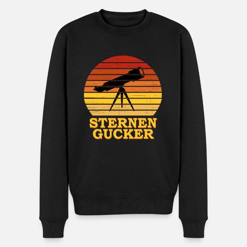 astronomie - Männer Premium Bio Pullover - Schwarz