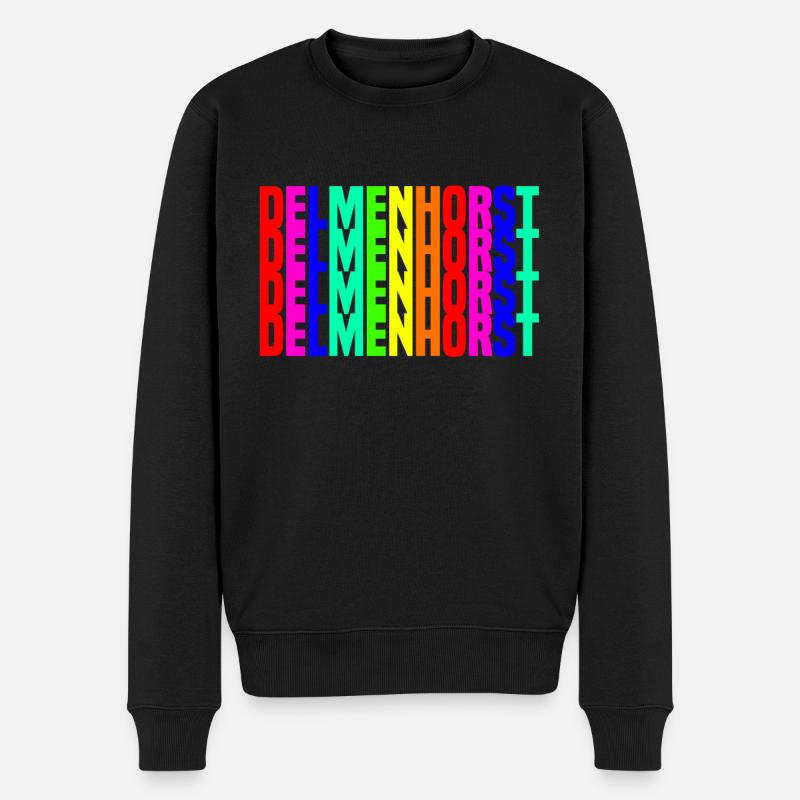 delmenhorst - Männer Premium Bio Pullover - Schwarz