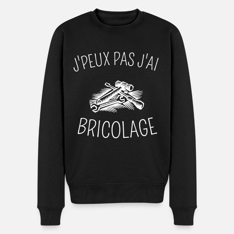J'Peux Pas J'Ai Bricolage - Pull Premium bio Homme - noir